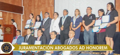 Juramentación de abogados Ad Honorem - 2023