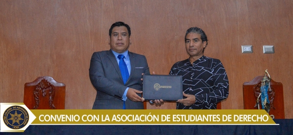 Convenio con la asociación de estudiantes de derecho