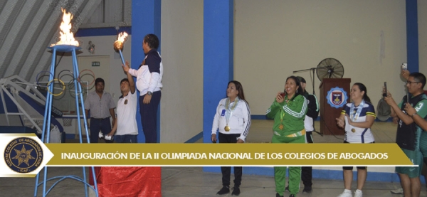 II Olimpiada Nacional de los Colegios de Abogados del Perú